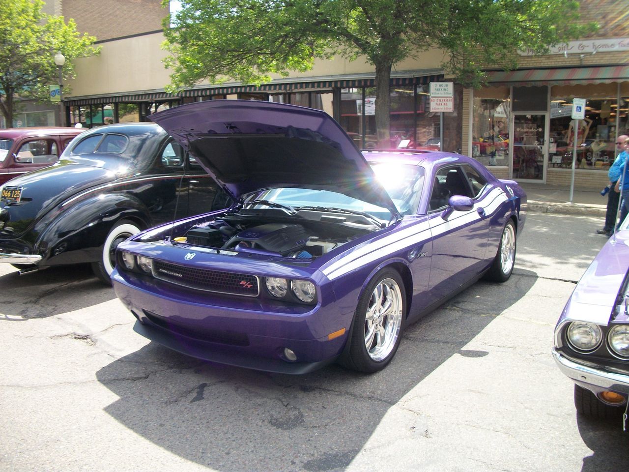 2010 Dodge Challenger R/T Classic | Harshaw, WI, Plum Crazy Pearl Coat (Pink & Purple), Rear Wheel