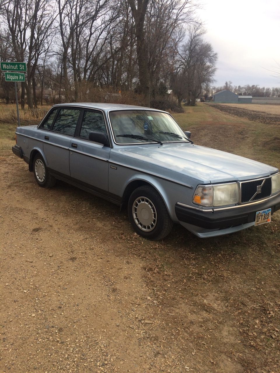 1990 Volvo 240 DL | Sioux Falls, SD, Light Blue Metallic (Blue), Rear Wheel