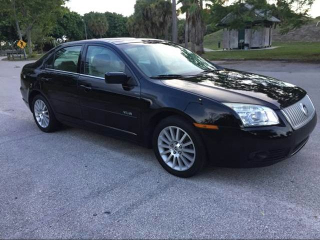 2008 Mercury Milan I-4, Black Clearcoat (Black), Front Wheel