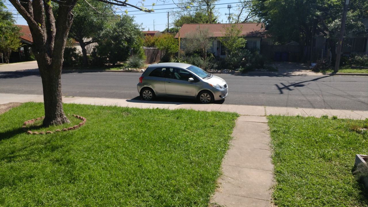 2008 Toyota Yaris | Austin, TX, Silver Streak Mica (Silver), Front Wheel