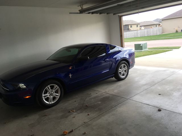 2013 Ford Mustang V6, Deep Impact Blue Metallic (Blue), Rear Wheel