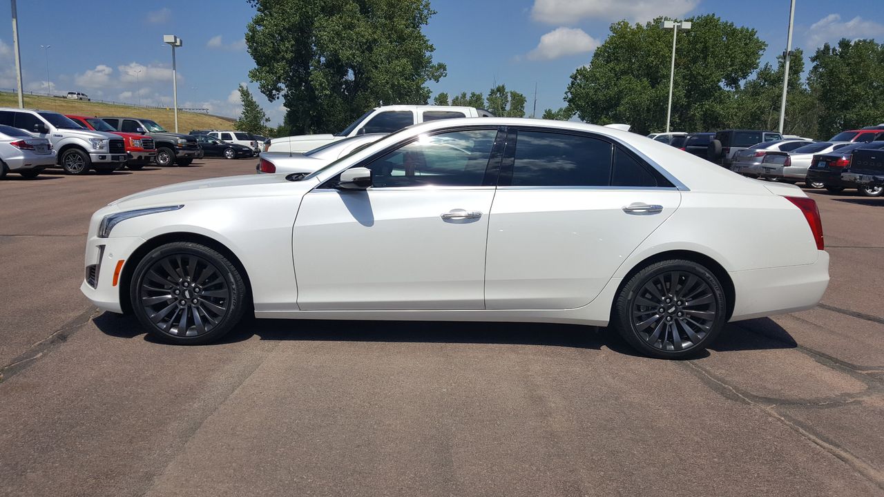 2015 Cadillac CTS 3.6L Premium Collection | Sioux Falls, SD, Crystal White Tricoat (White), All Wheel