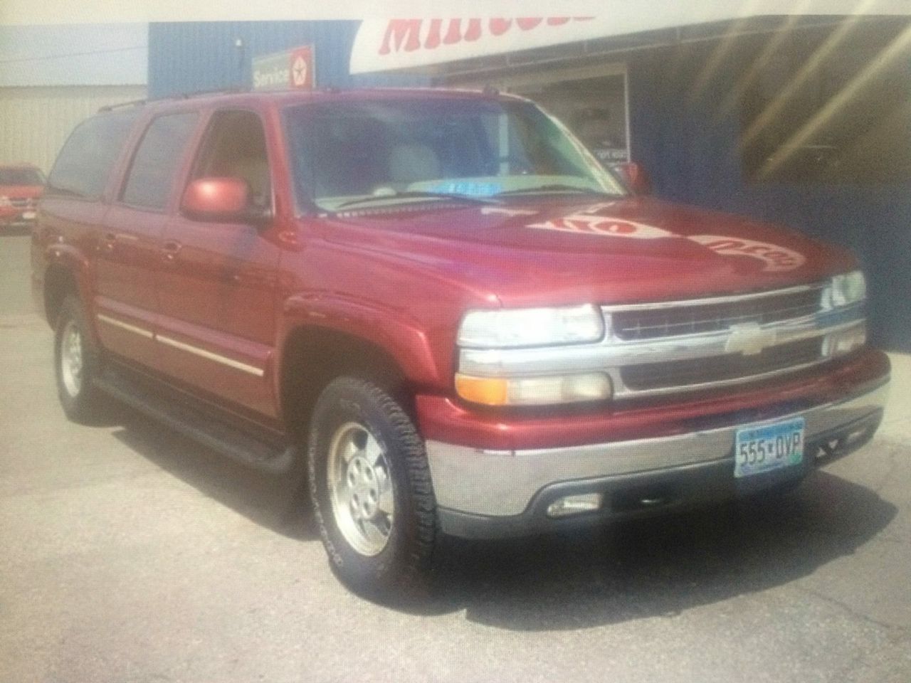 2003 Chevrolet Suburban 1500 LT | Sioux Falls, SD, Redfire Metallic (Red & Orange), 4 Wheel