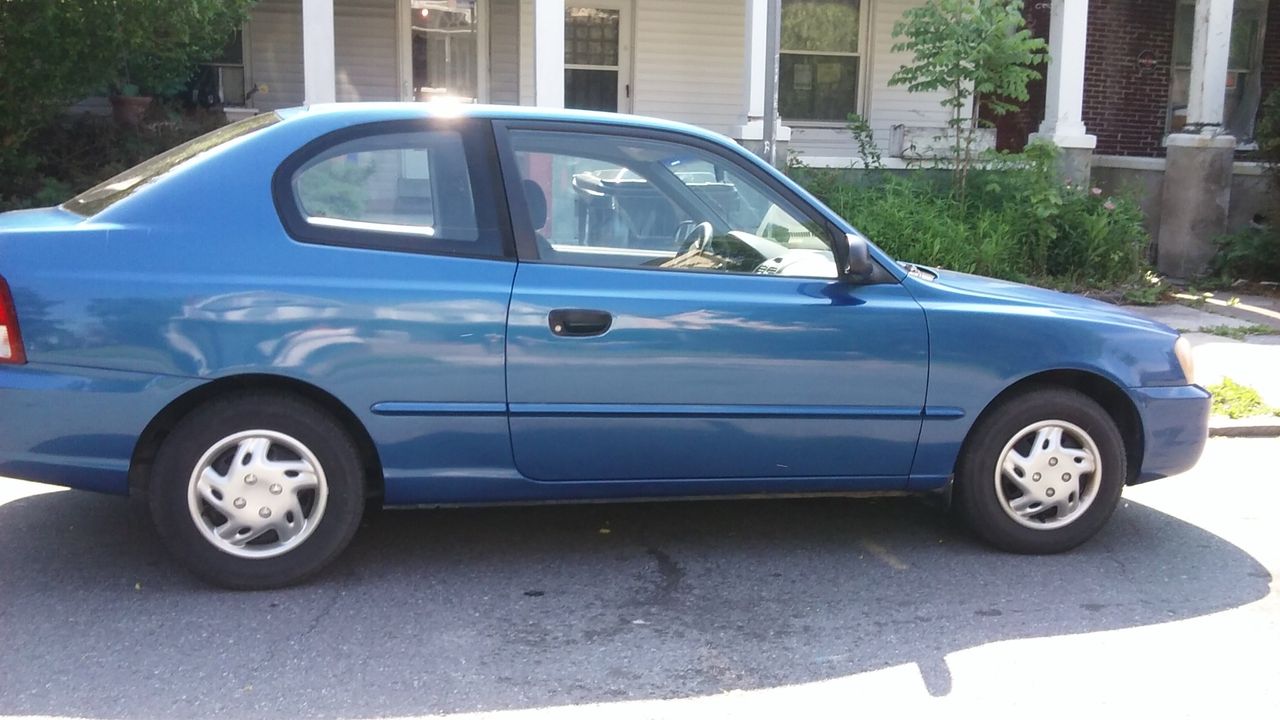 2002 Hyundai Accent GL | Enola, PA, Coastal Blue (Blue), Front Wheel