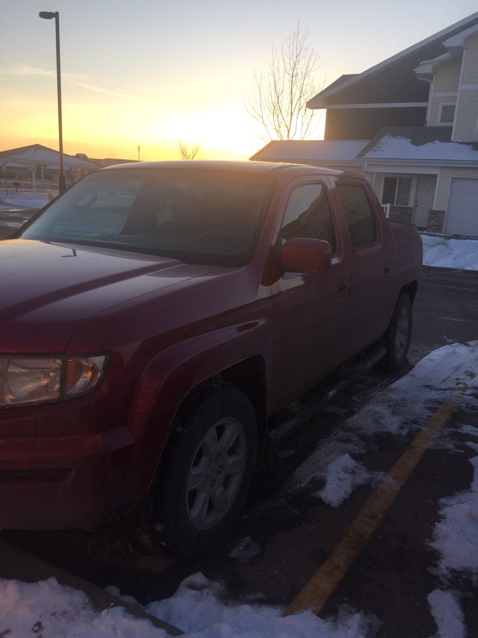 2006 Honda Ridgeline RTL w/Moonroof w/XM | Sioux Falls, SD, Redrock Pearl (Red & Orange), All Wheel