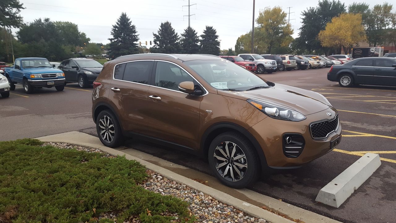 2017 Kia Sportage EX | Sioux Falls, SD, Burnished Copper (Brown & Beige), All Wheel