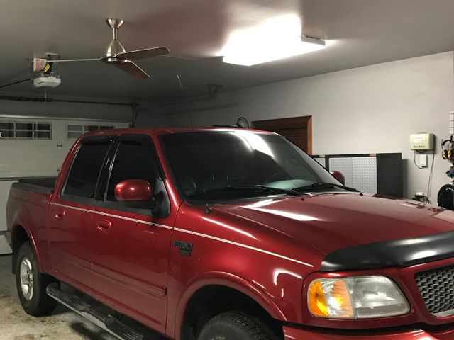 2003 Ford F-150 Lariat, Bright Red Clearcoat (Red & Orange), 4 Wheel