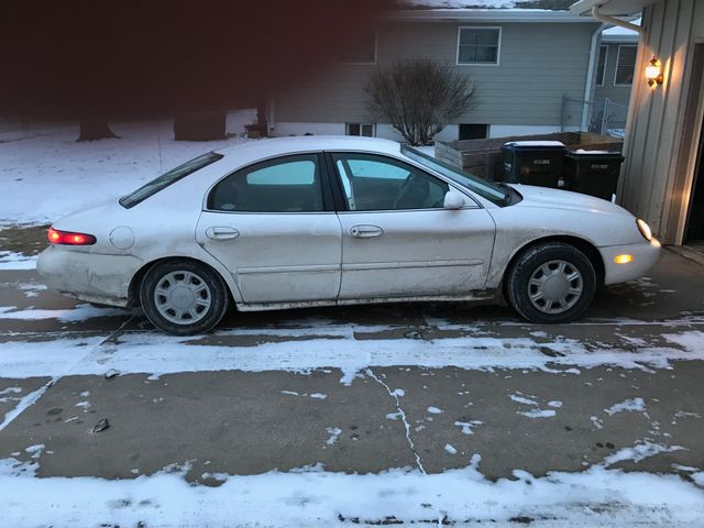 1996 Mercury Sable GS, Vibrant White Clearcoat (White), Front Wheel
