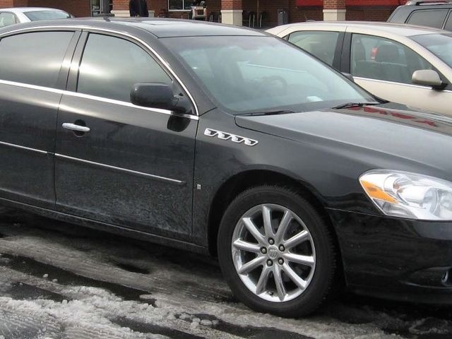 2007 Buick Lucerne CX, Black Onyx (Black), Front Wheel