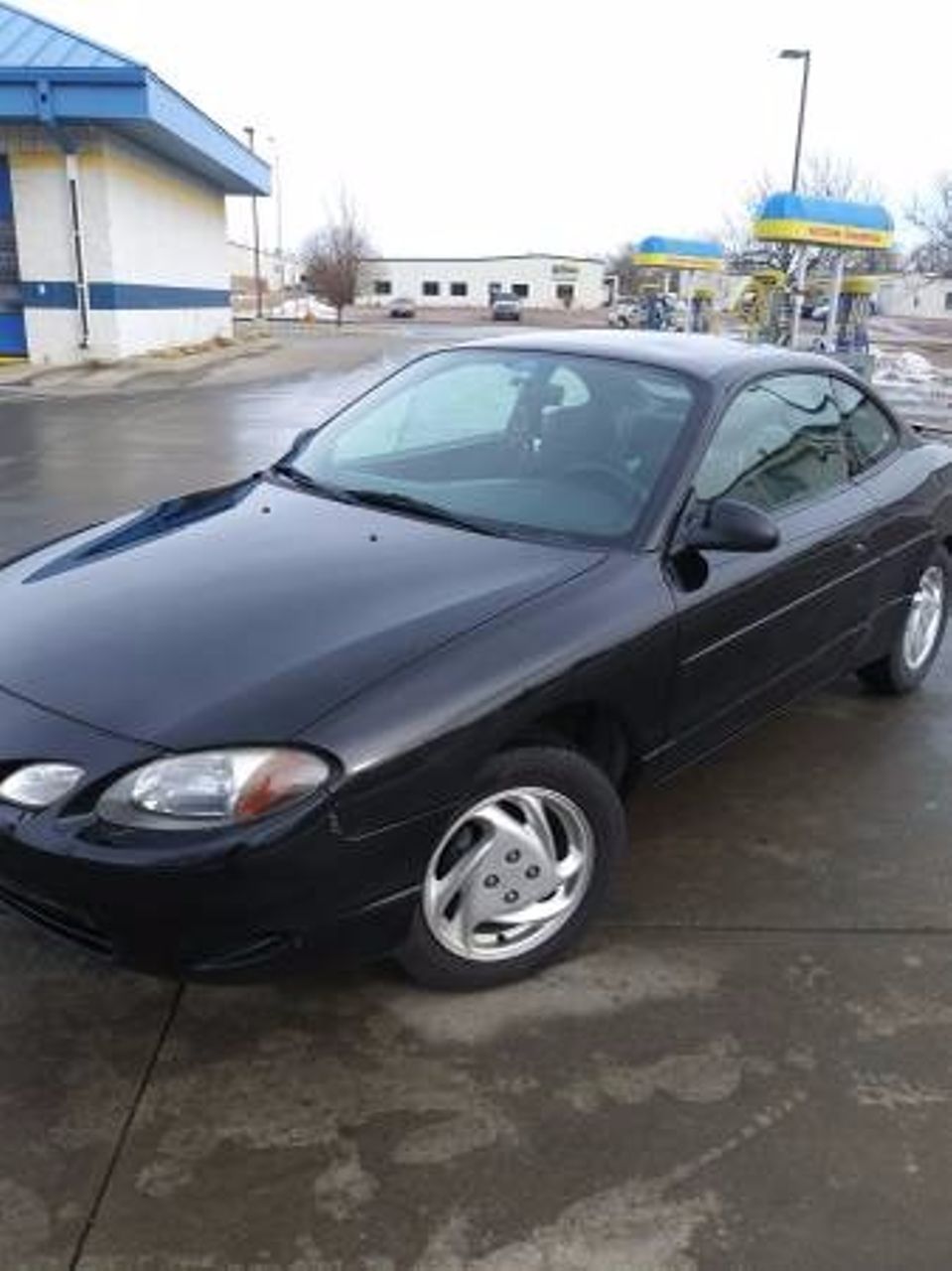 2001 Ford Escort ZX2 | Sioux Falls, SD, Black Clearcoat (Black), Front Wheel