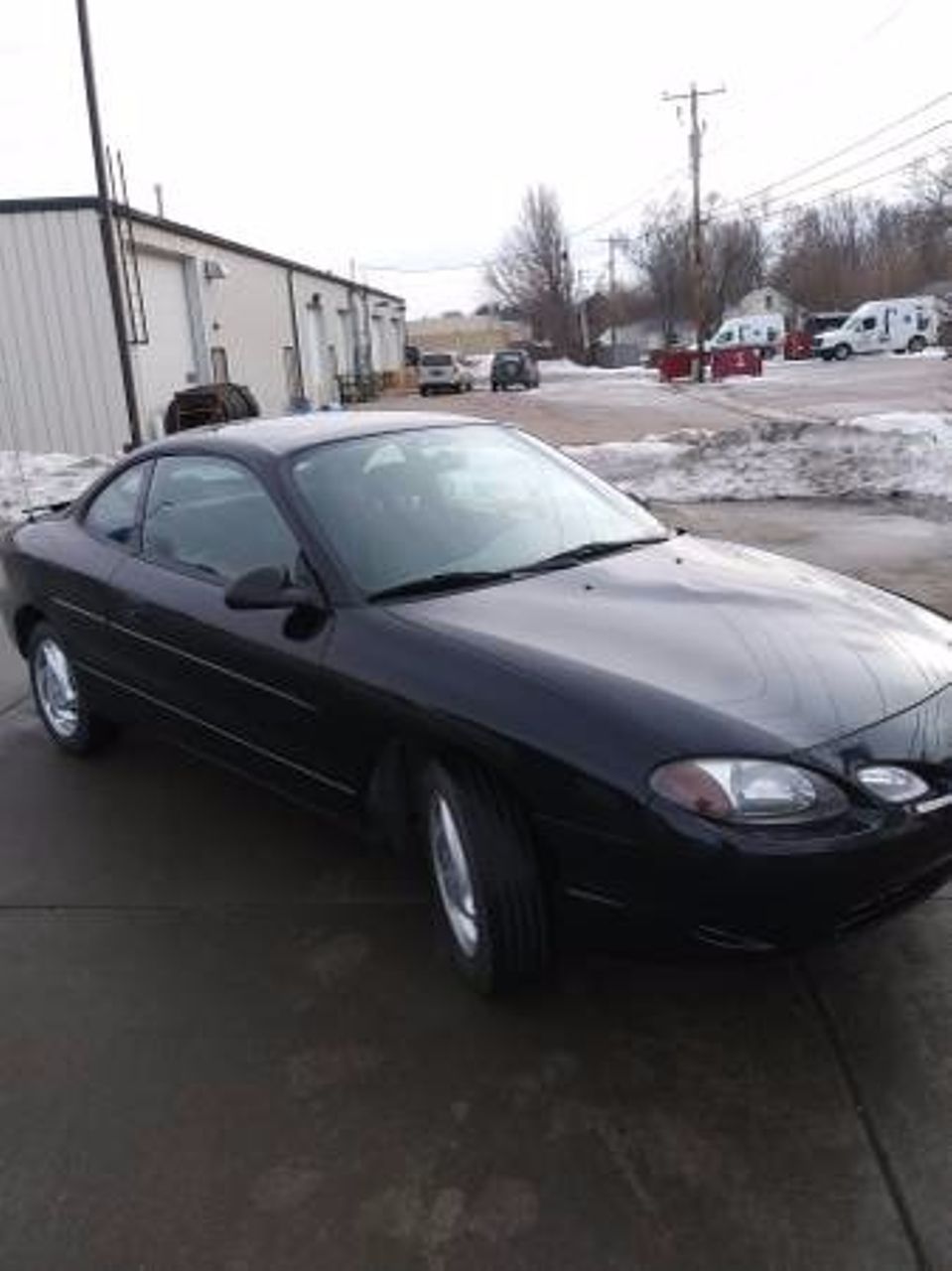 2001 Ford Escort ZX2 | Sioux Falls, SD, Black Clearcoat (Black), Front Wheel