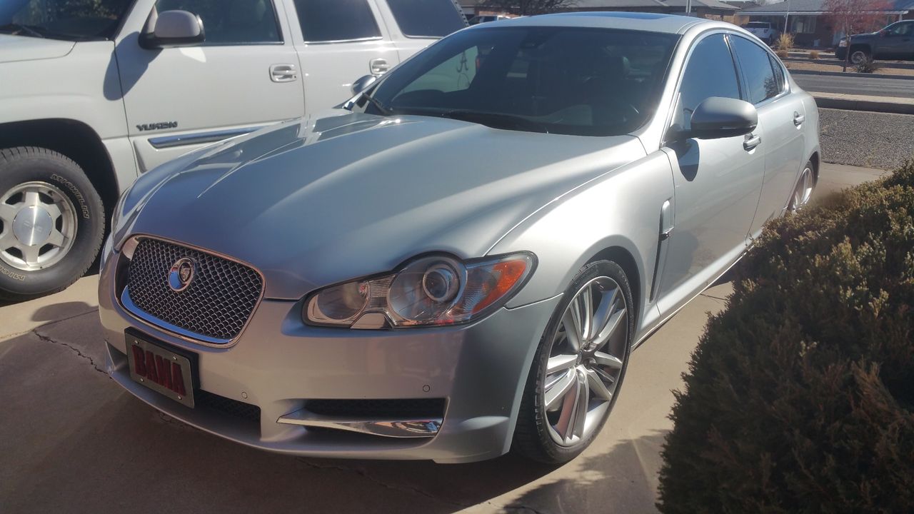 2011 Jaguar XF XFR | Albuquerque, NM, Liquid Silver Metallic (Silver), Rear Wheel