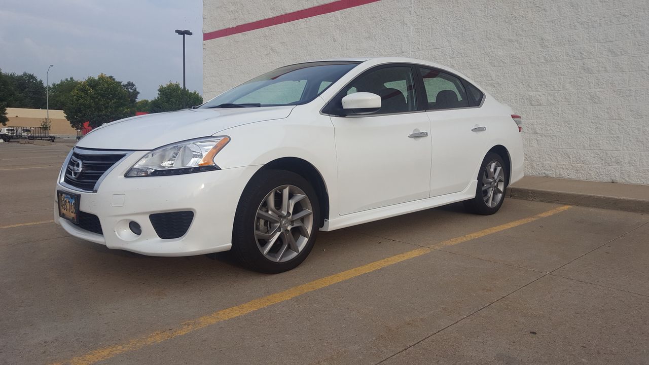 2014 Nissan Sentra SR | Sioux Falls, SD, Aspen White (White), Front Wheel