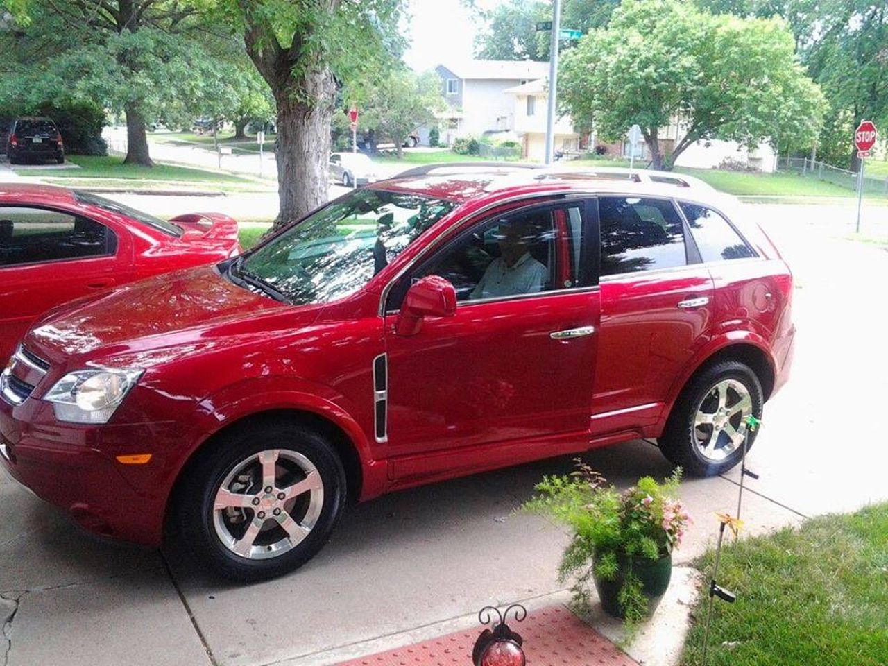 2014 Chevrolet Captiva Sport LT | Omaha, NE, Crystal Red Tintcoat (Red & Orange), Front Wheel