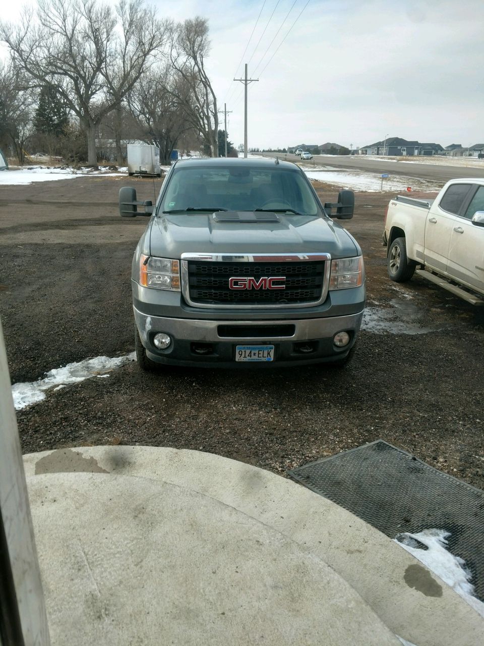 2011 GMC Sierra 2500HD SLT | Tracy, MN, Gray Green Metallic (Gray), 4x4