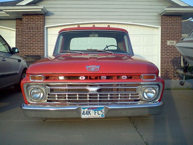 1966 Ford F-100, Red & Orange