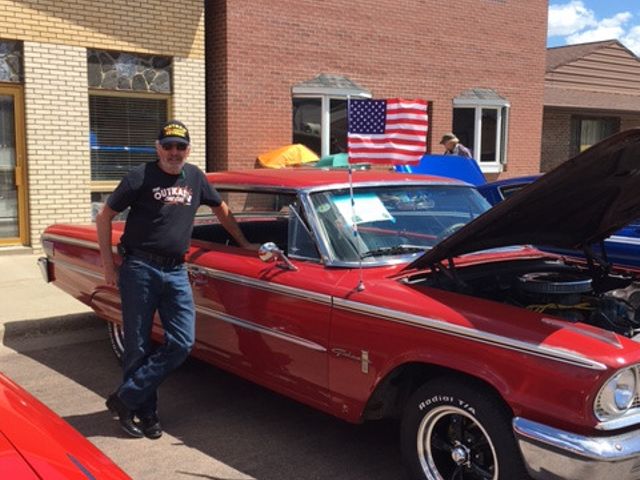 1963 Ford Galaxie, Red & Orange