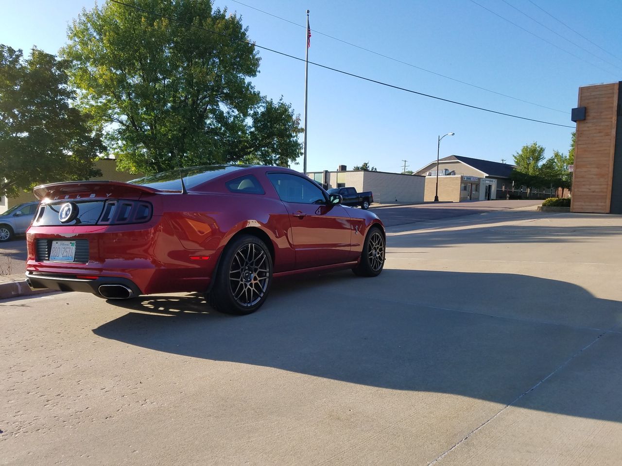 2014 Ford Shelby GT500 Base | Sioux Falls, SD, Ruby Red Metallic Tinted Clearcoat (Red & Orange), Rear Wheel