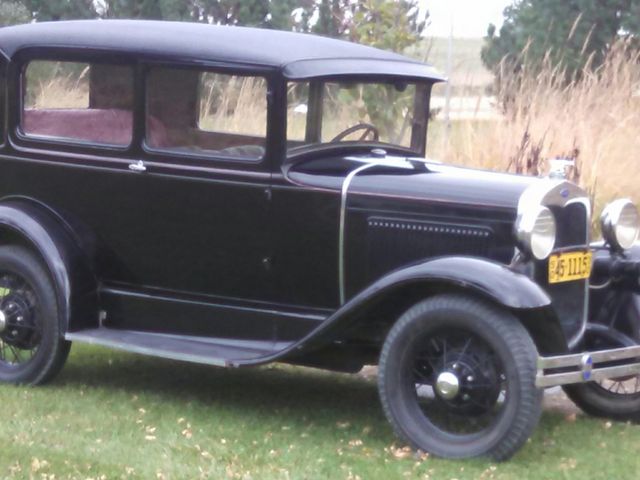1930 Ford Model A Std, Black