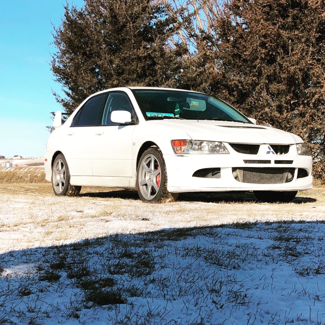 2005 Mitsubishi Lancer Evolution | Inwood, IA, Wicked White (White), All Wheel