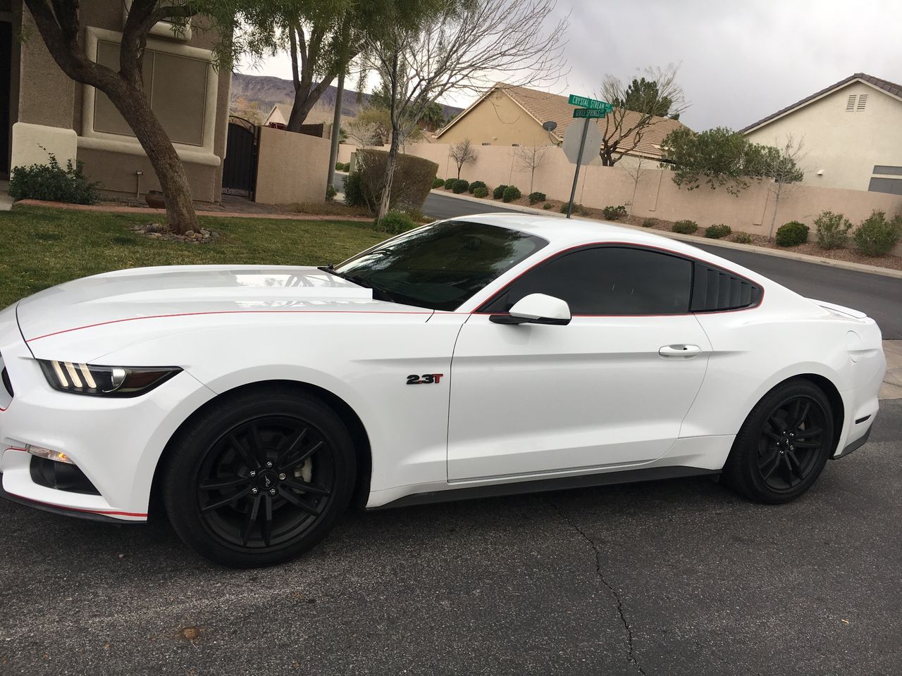 2014 Ford Mustang | Henderson, NV, Oxford White (White), Rear Wheel