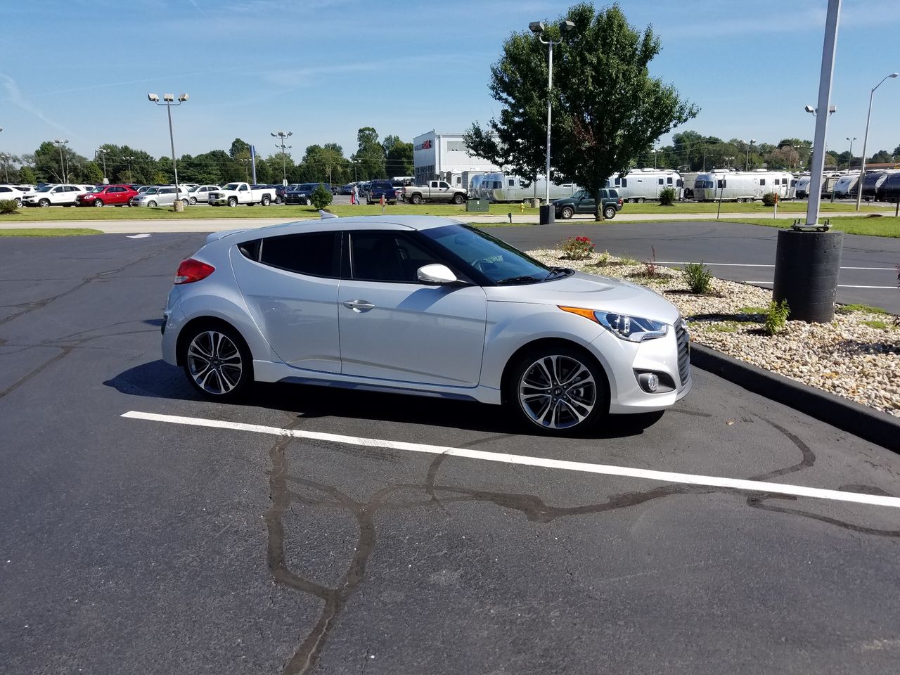 2016 Hyundai Veloster Turbo Base | Plankinton, SD, Ironman Silver (Silver), Front Wheel