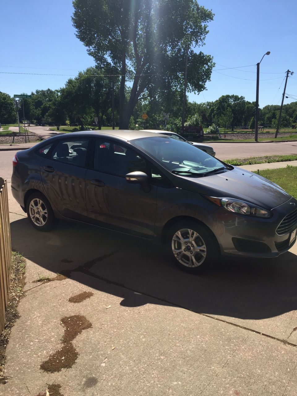 2014 Ford Fiesta SE | Sioux Falls, SD, Storm Grey Metallic (Gray), Front Wheel