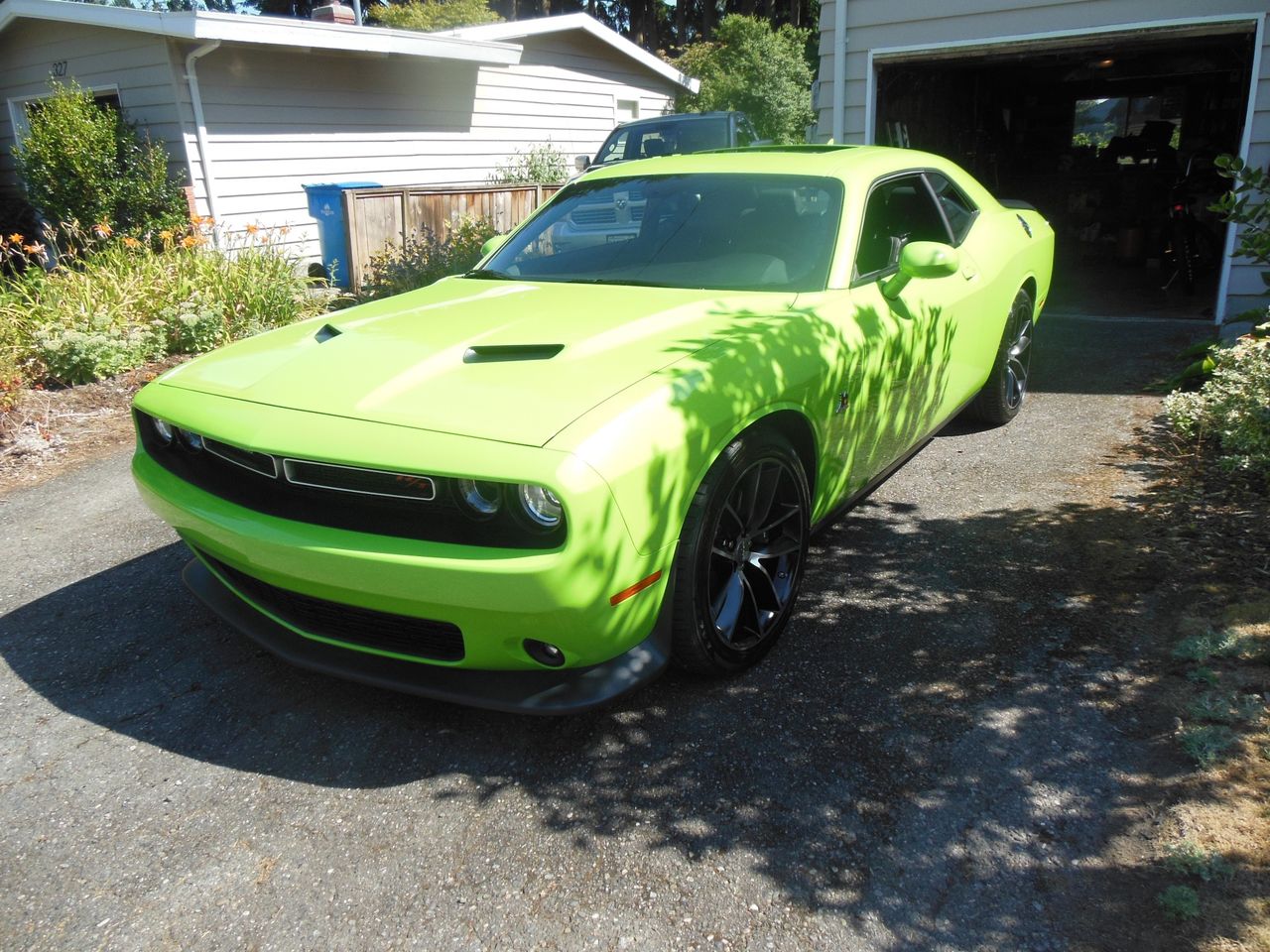 2015 Dodge Challenger R/T Scat Pack | Seattle, WA, Sublime Green Pearl Coat (Green), Rear Wheel