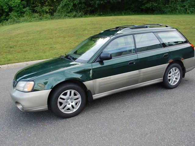 2000 Subaru Outback, Timberline Green / Titanium Pearl (Green), All Wheel