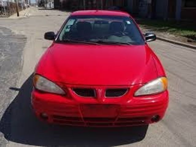 2001 Pontiac Grand Am, Bright Red (Red & Orange), Front Wheel