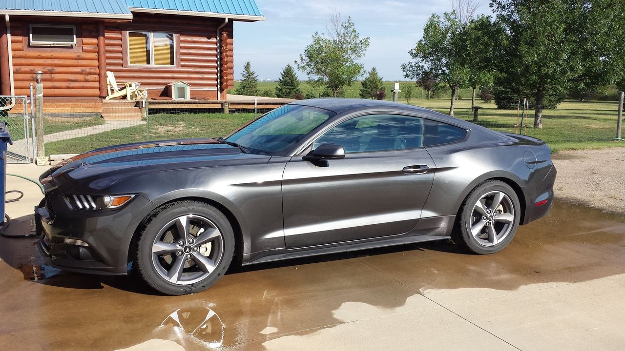 2015 Ford Mustang V6 | Pierre, SD, Magnetic (Gray), Rear Wheel