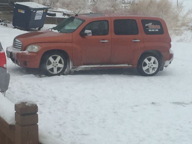 2007 Chevrolet HHR LS, Sunburst Orange II Metallic (Red & Orange), Front Wheel