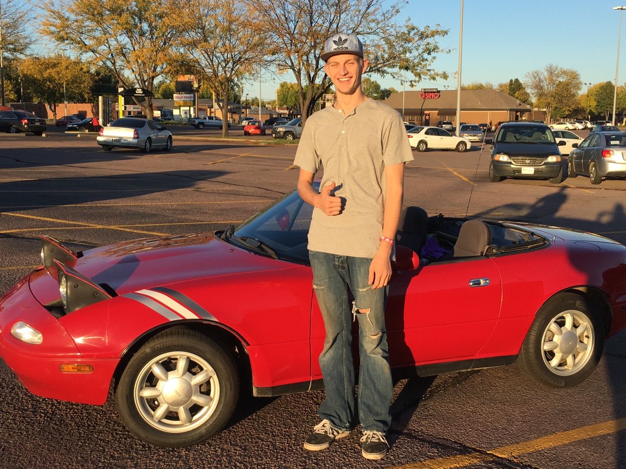 1990 Mazda MX-5 Miata Base | Sioux Falls, SD, Classic Red (Red & Orange), Rear Wheel