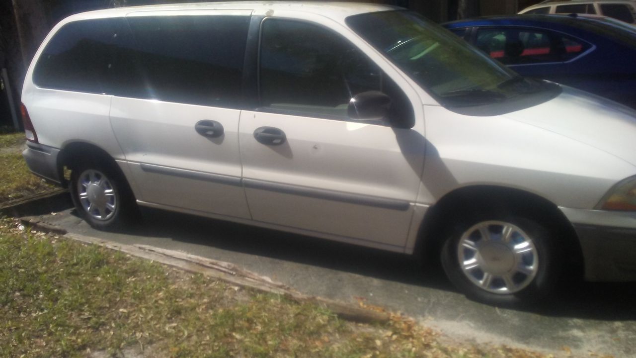 2000 Ford Windstar Base | Tampa, FL, Silver Frost Clearcoat Metallic (Silver), Front Wheel