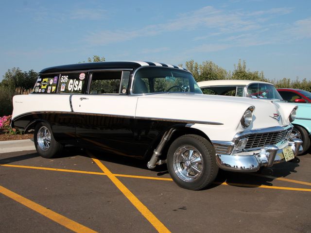 1956 Chevrolet 210, Black, Rear Wheel