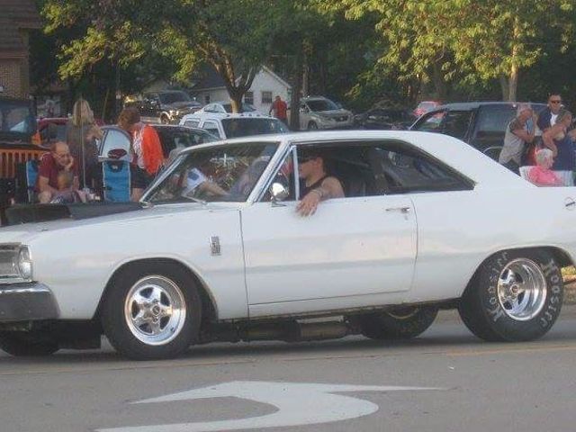 1967 Dodge Dart GT, White, Rear Wheel