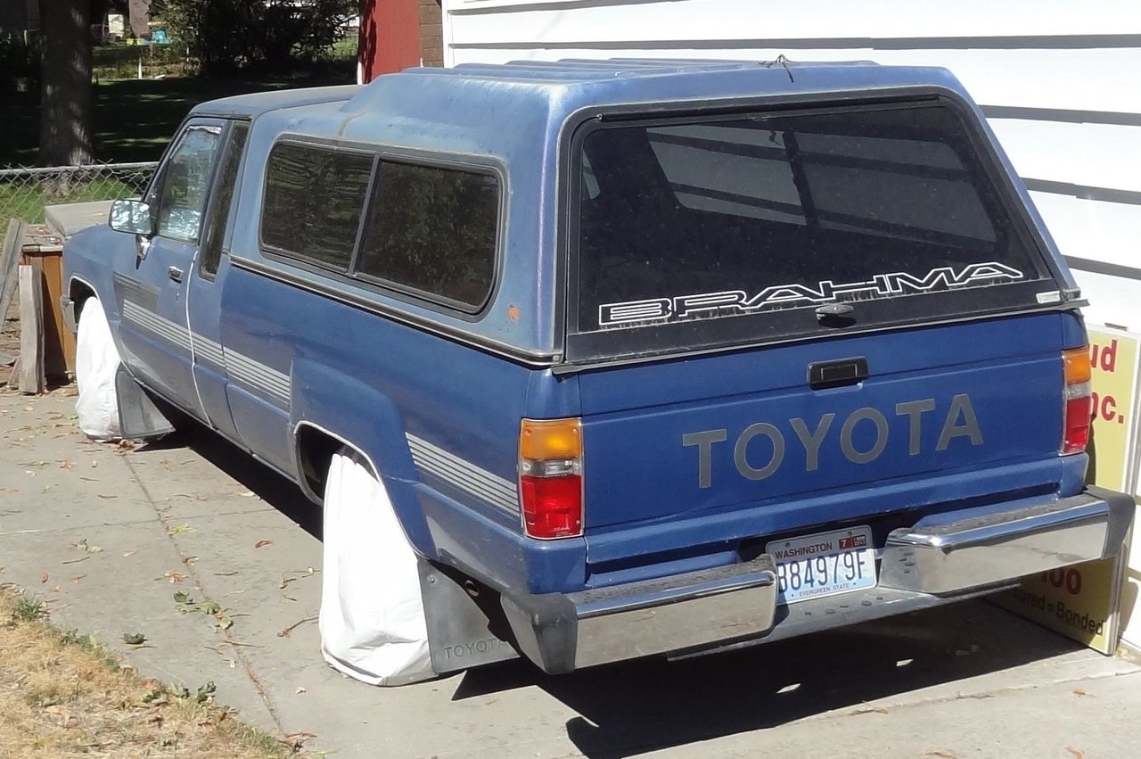 1987 Toyota Pickup One Ton | Spokane, WA, Dark Blue, Rear Wheel