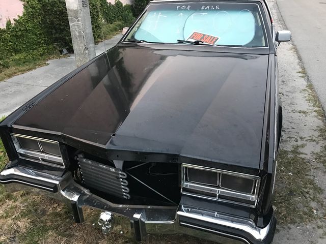 1985 Cadillac Eldorado Biarritz, Black, Front Wheel