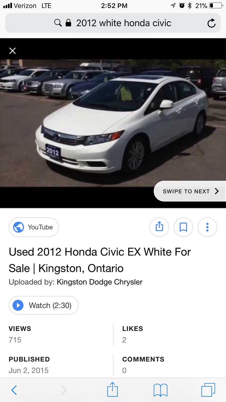 2012 Honda Civic Natural Gas | Rapid City, SD, Taffeta White (White), Front Wheel