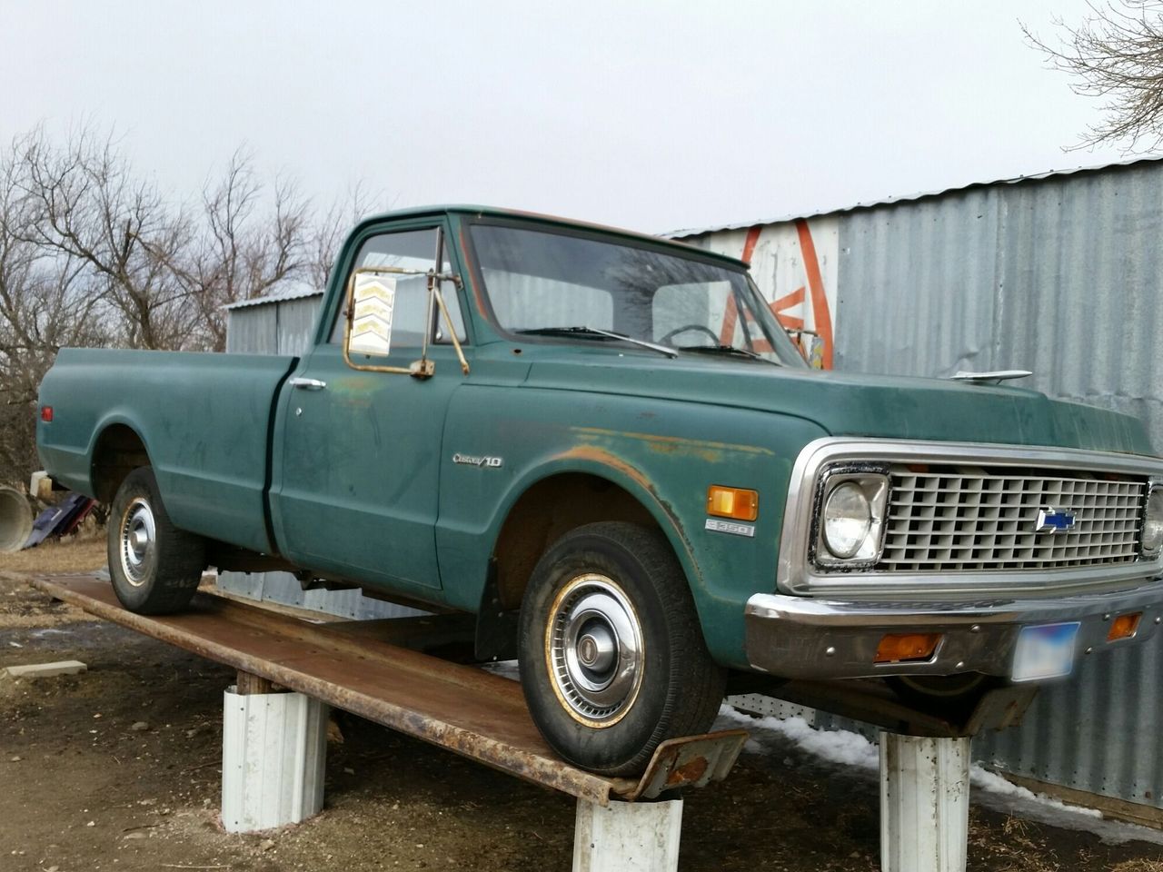 1972 Chevrolet C/K 10 Series | Tea, SD, Green, Rear Wheel