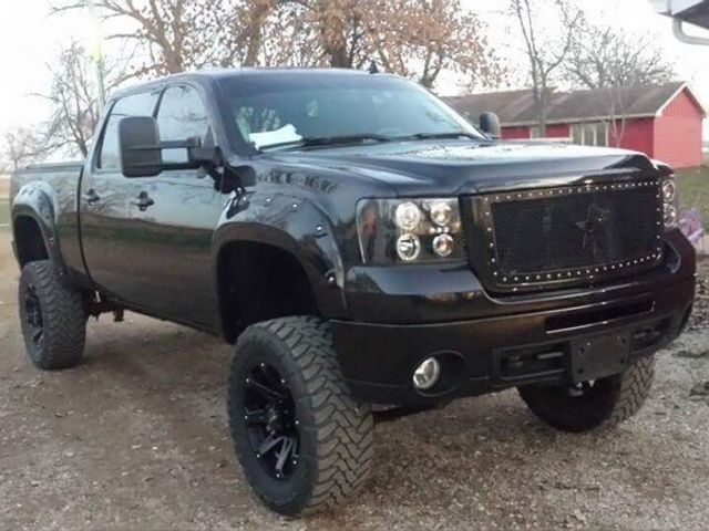 2009 GMC Sierra 2500HD SLT, Carbon Black Metallic (Black), 4x4