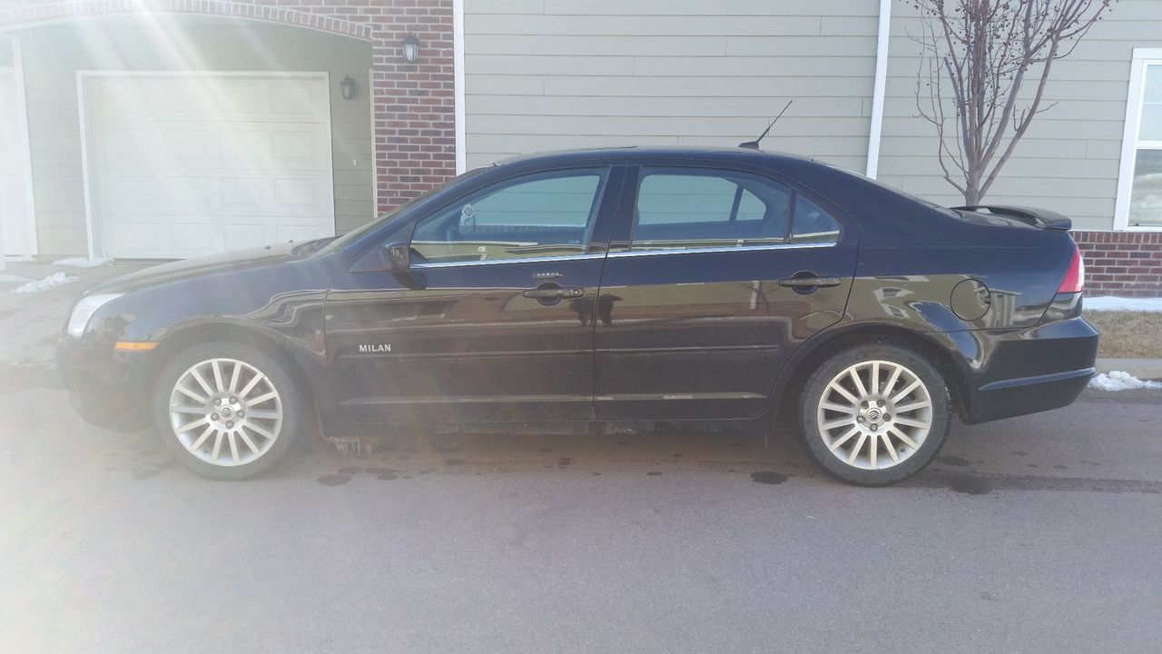 2008 Mercury Milan V6 Premier | Tea, SD, Black Clearcoat (Black), Front Wheel