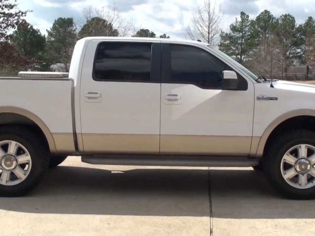 2008 Ford F-150 King Ranch, Oxford White Clearcoat/Pueblo Gold (White), 4x4