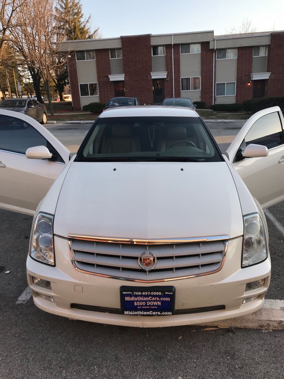 2006 Cadillac STS V6 | Champaign, IL, White Diamond (White), Rear Wheel