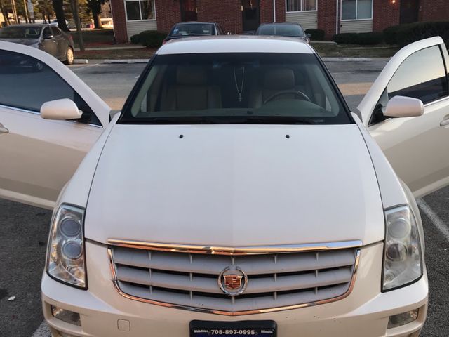 2006 Cadillac STS V6, White Diamond (White), Rear Wheel