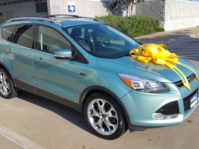 2013 Ford Escape Titanium, Frosted Glass Metallic (Blue), All Wheel