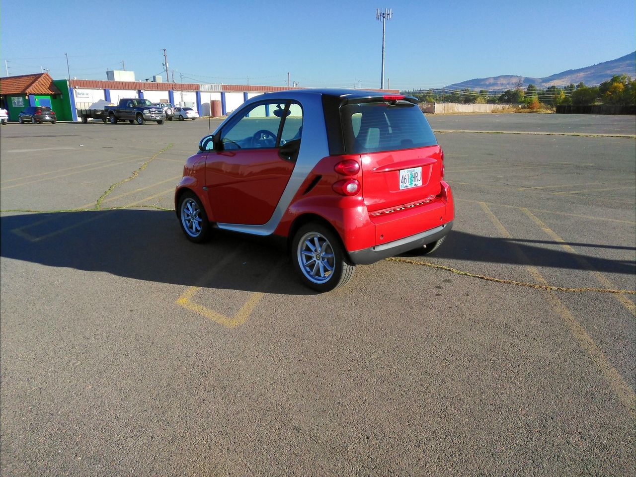 2008 Smart fortwo passion | Medford, OR, red metallic (Red & Orange), Rear Wheel