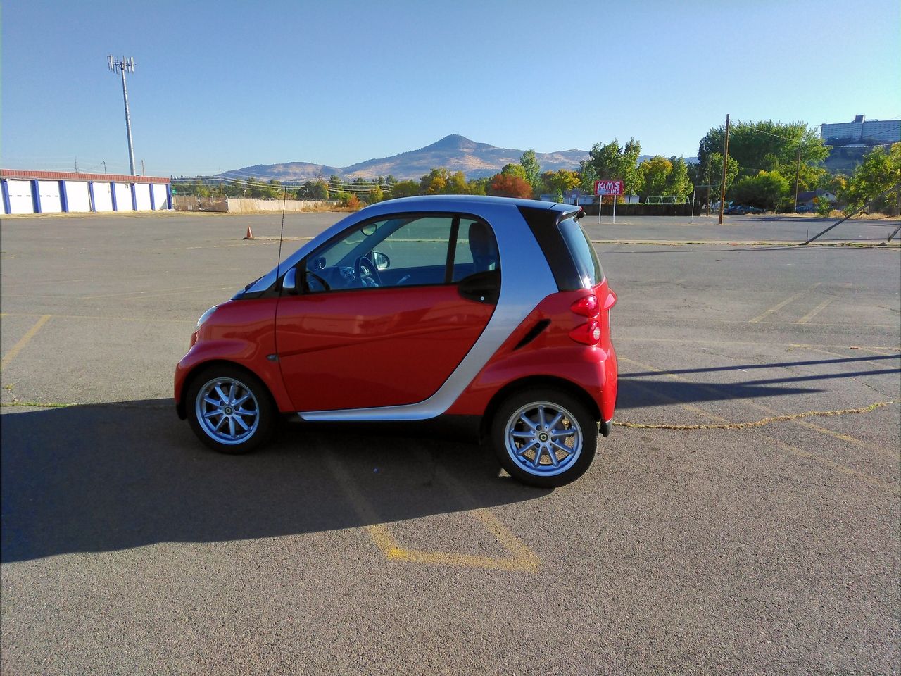 2008 Smart fortwo passion | Medford, OR, red metallic (Red & Orange), Rear Wheel