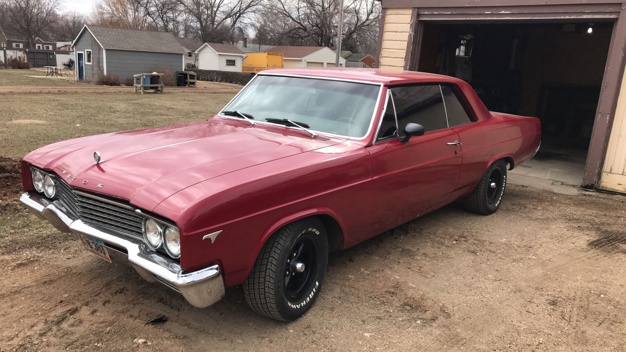 1965 Buick Skylark | Sioux Falls, SD, Dark Red, Rear Wheel