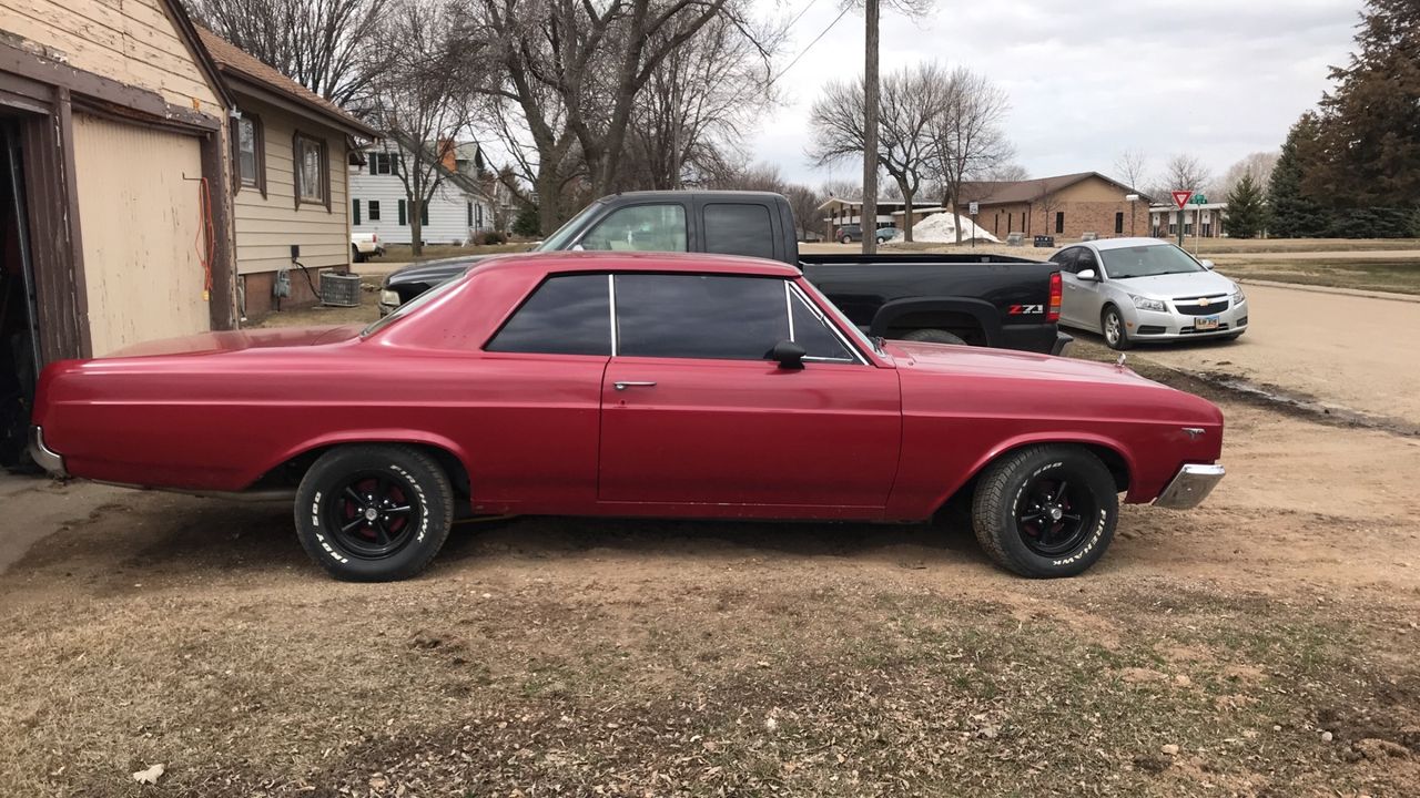 1965 Buick Skylark | Sioux Falls, SD, Dark Red, Rear Wheel